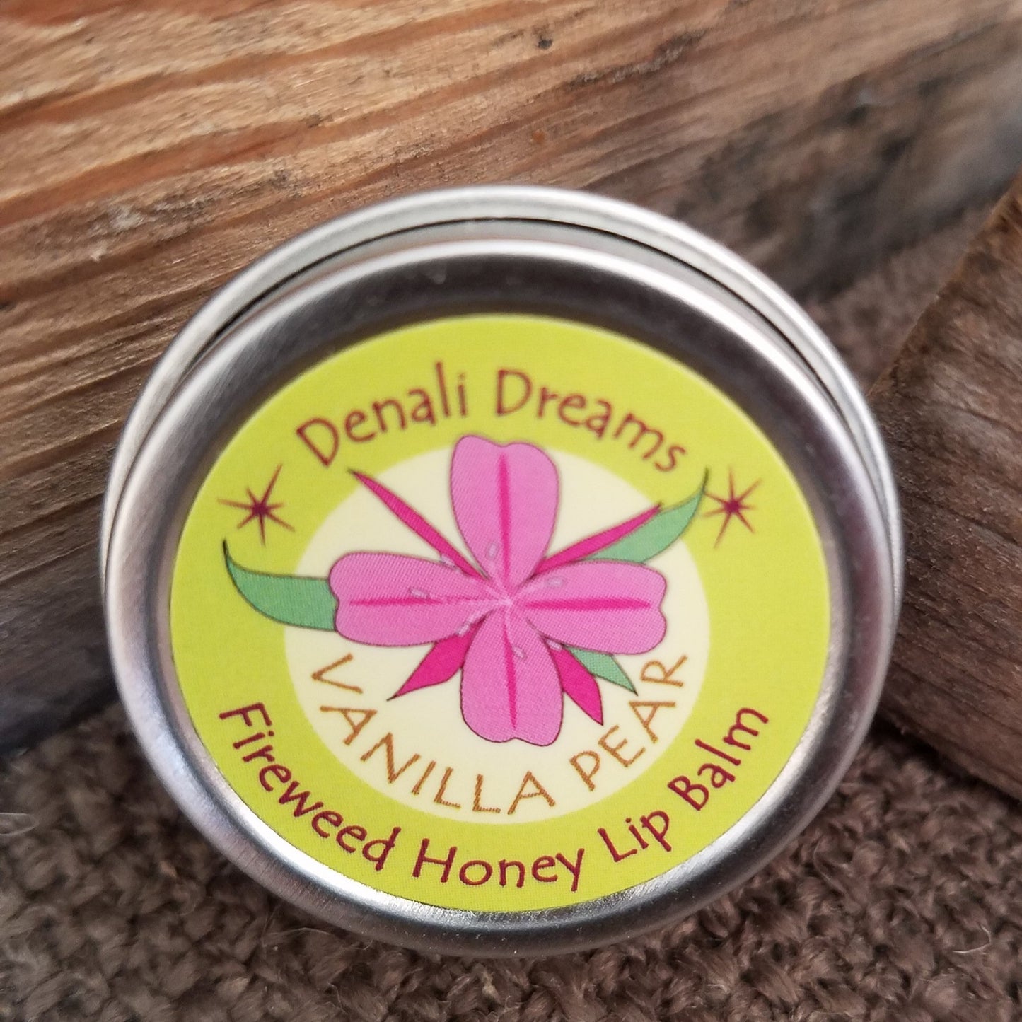 Vanilla Pear Fireweed Honey Lip Balm