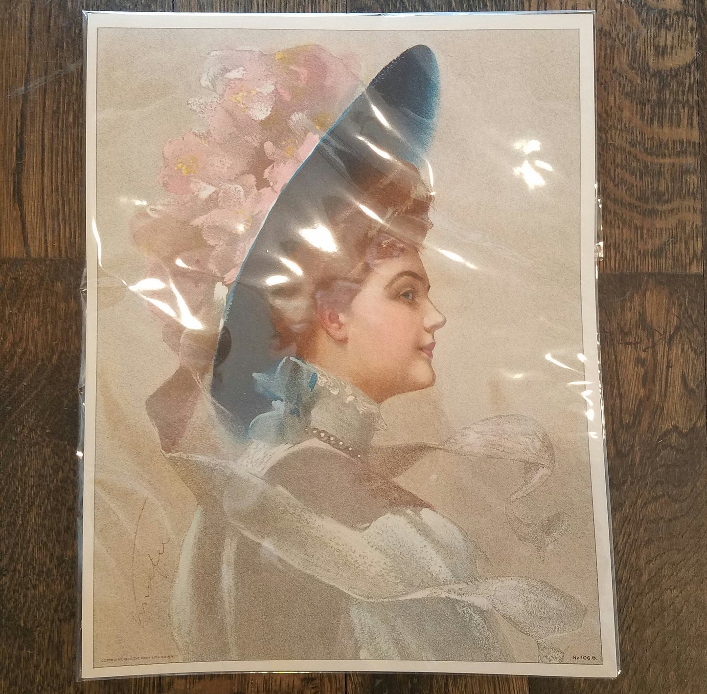 Blue Hat (1910) Print~ by Ludwig Knoefel