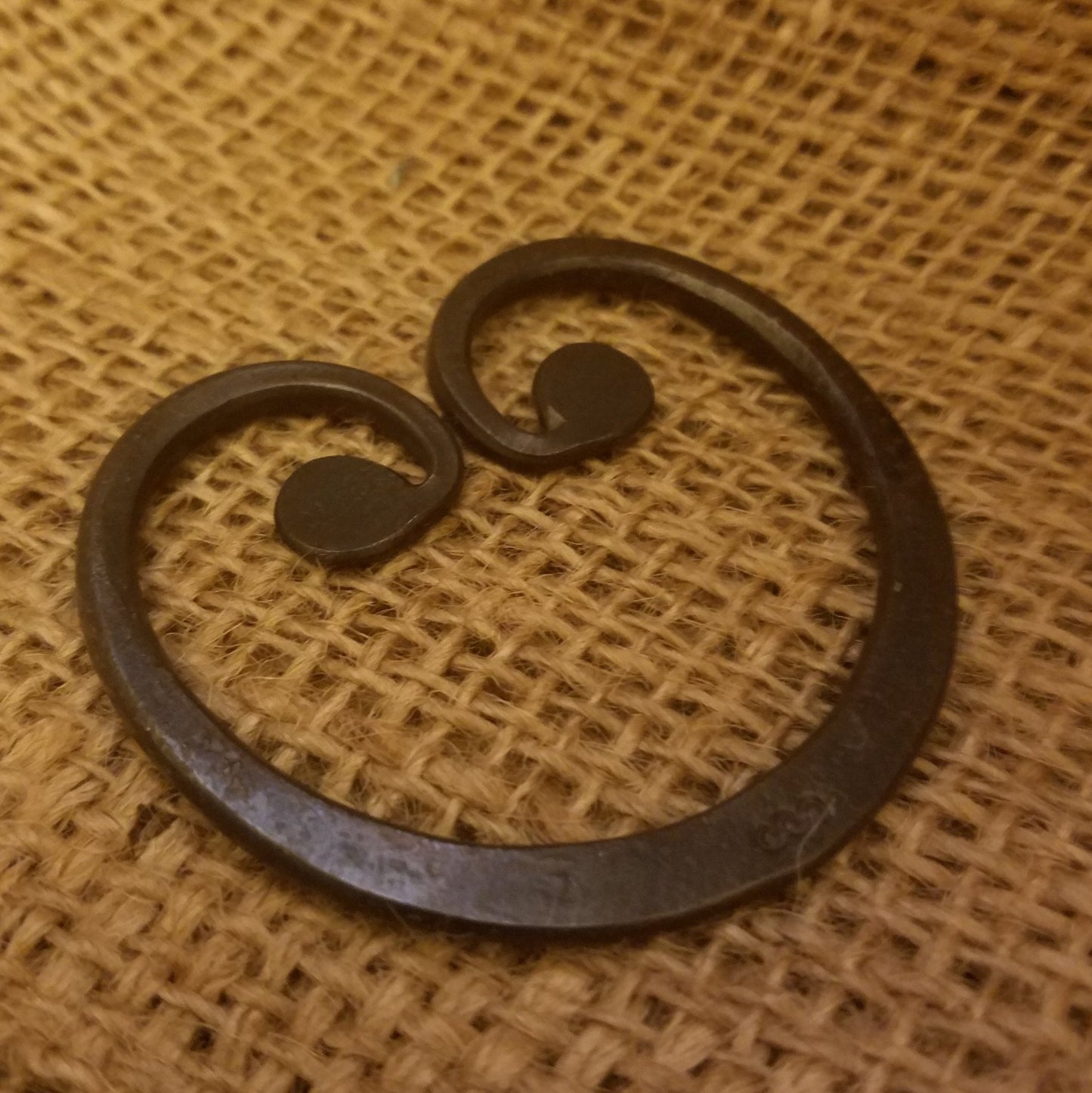 Haypenny Steel Key Ring, medium