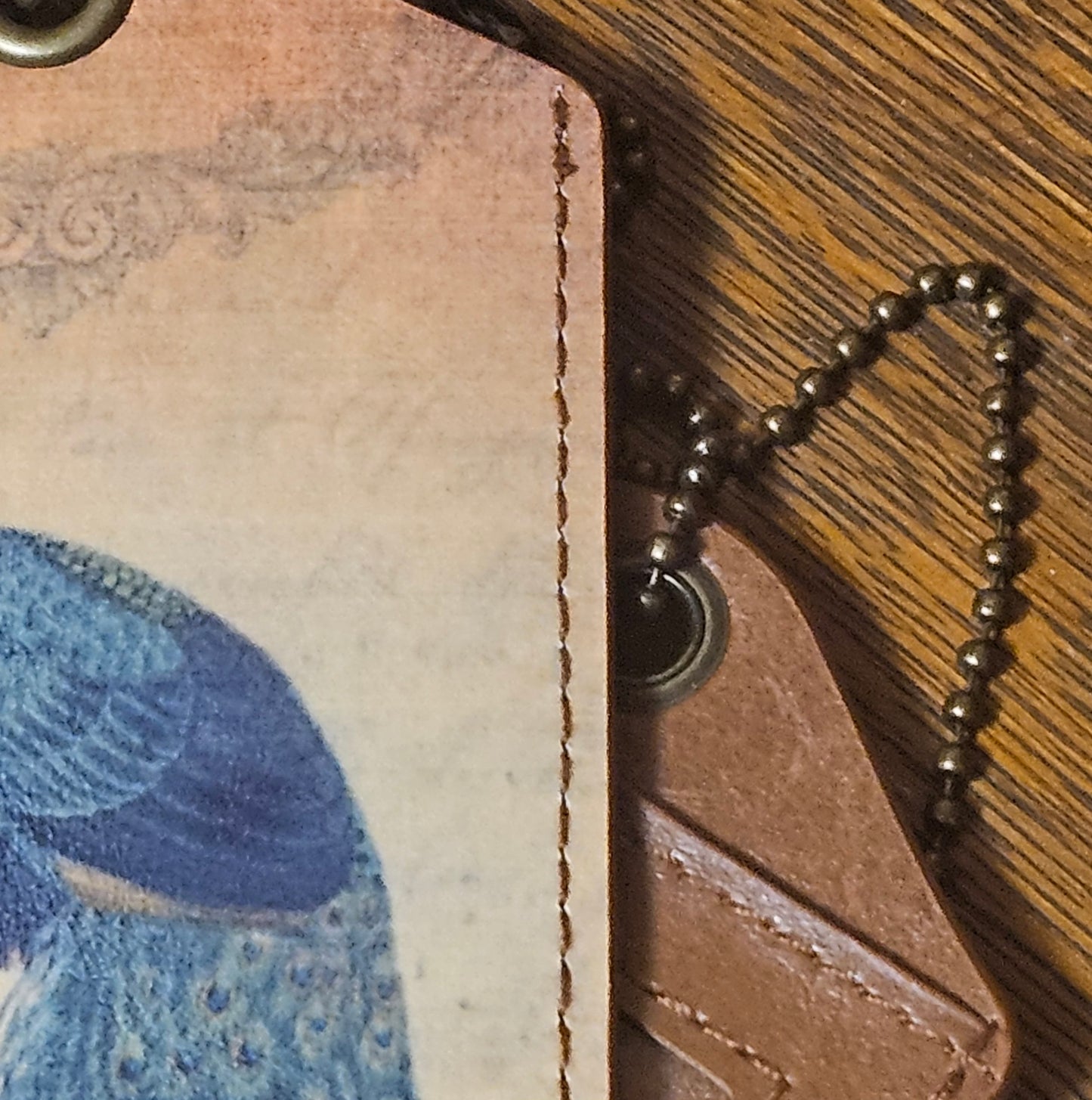 Peacock Luggage Tag