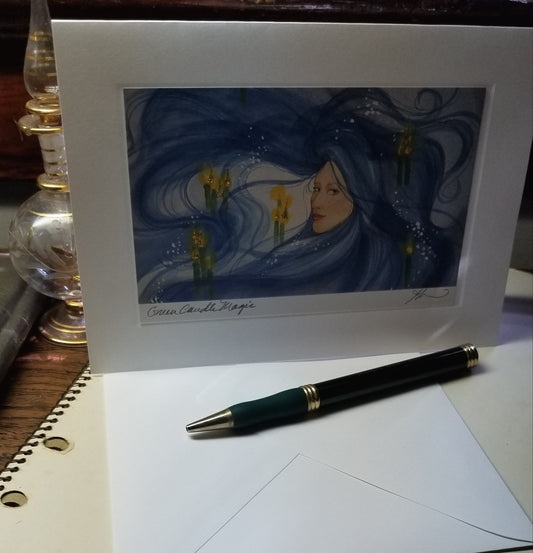 Green Candle Magic Card