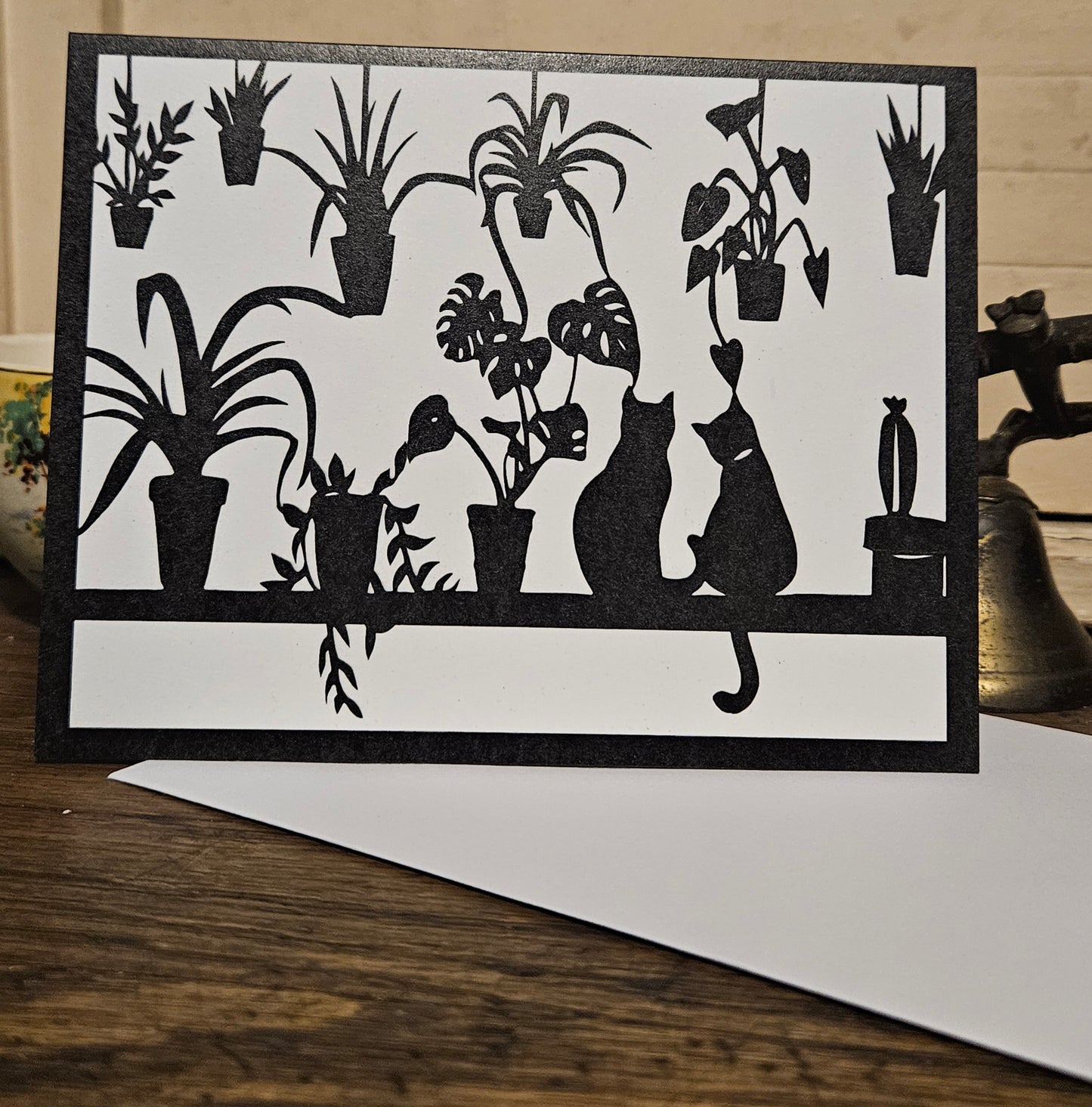 Cats & Plants Card