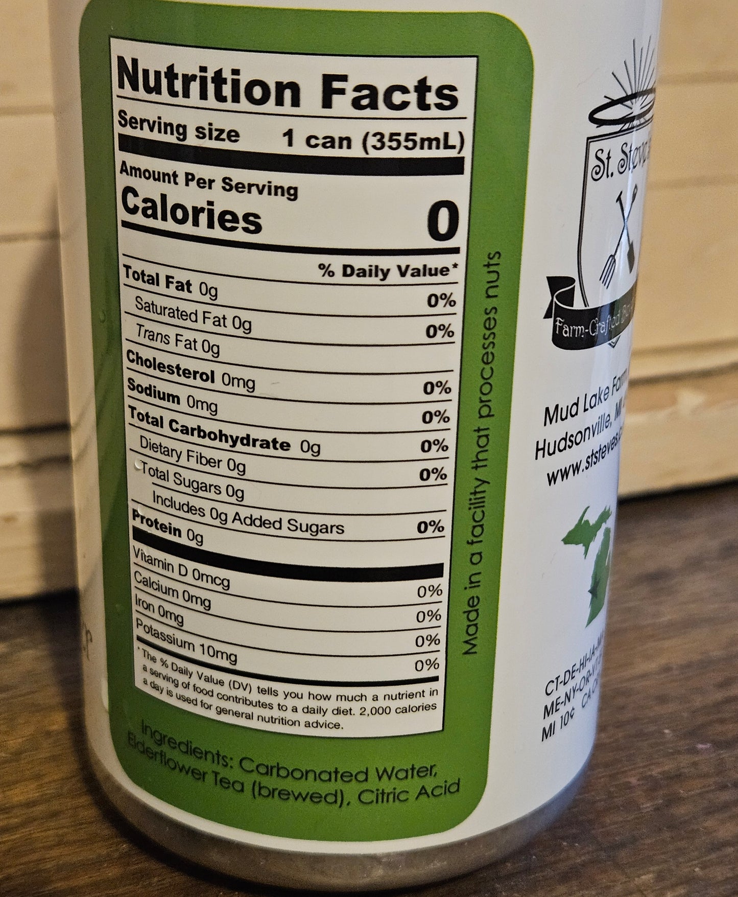 Elderflower Sparkling Water