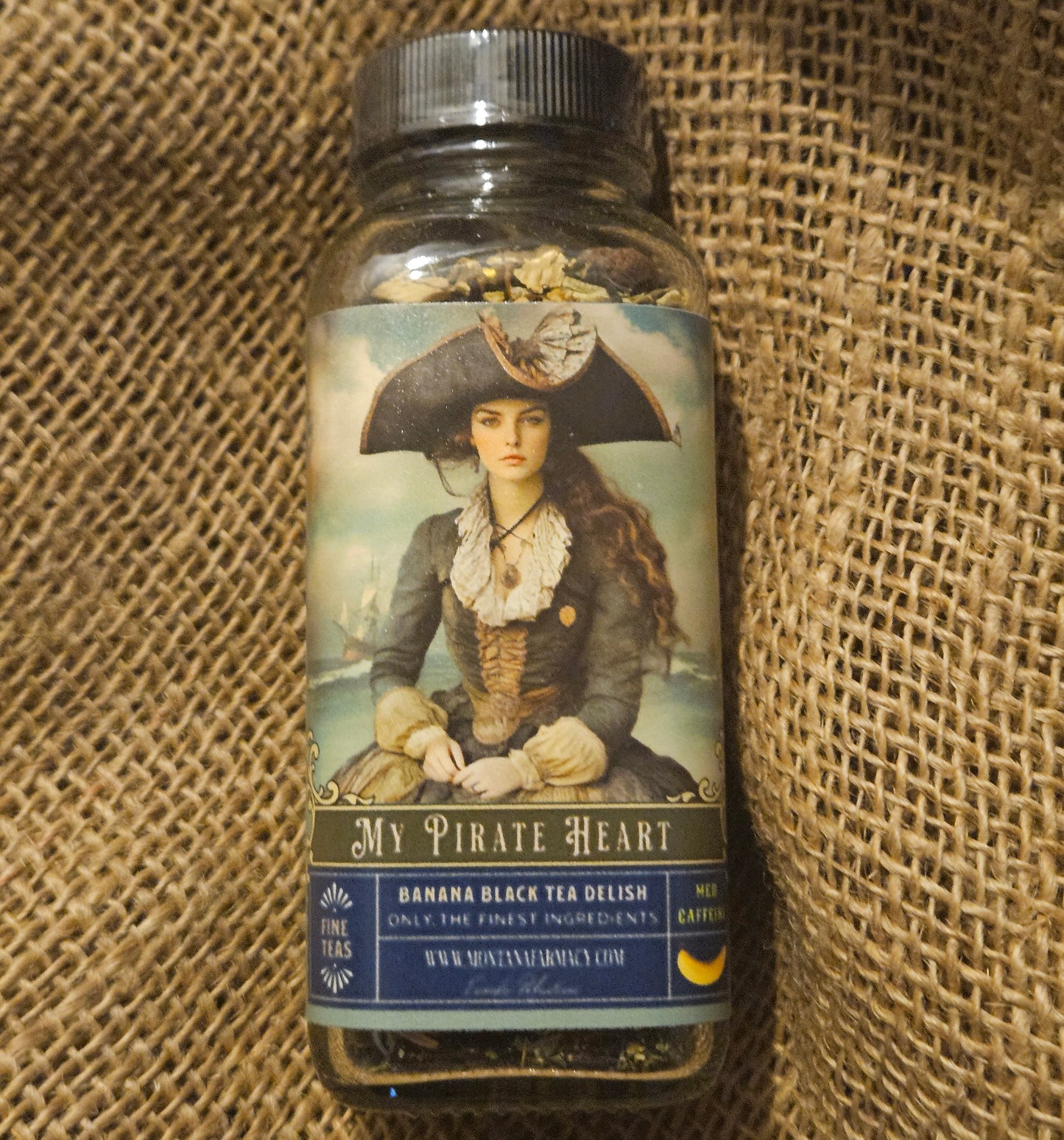 Banana Black Pirate Tea