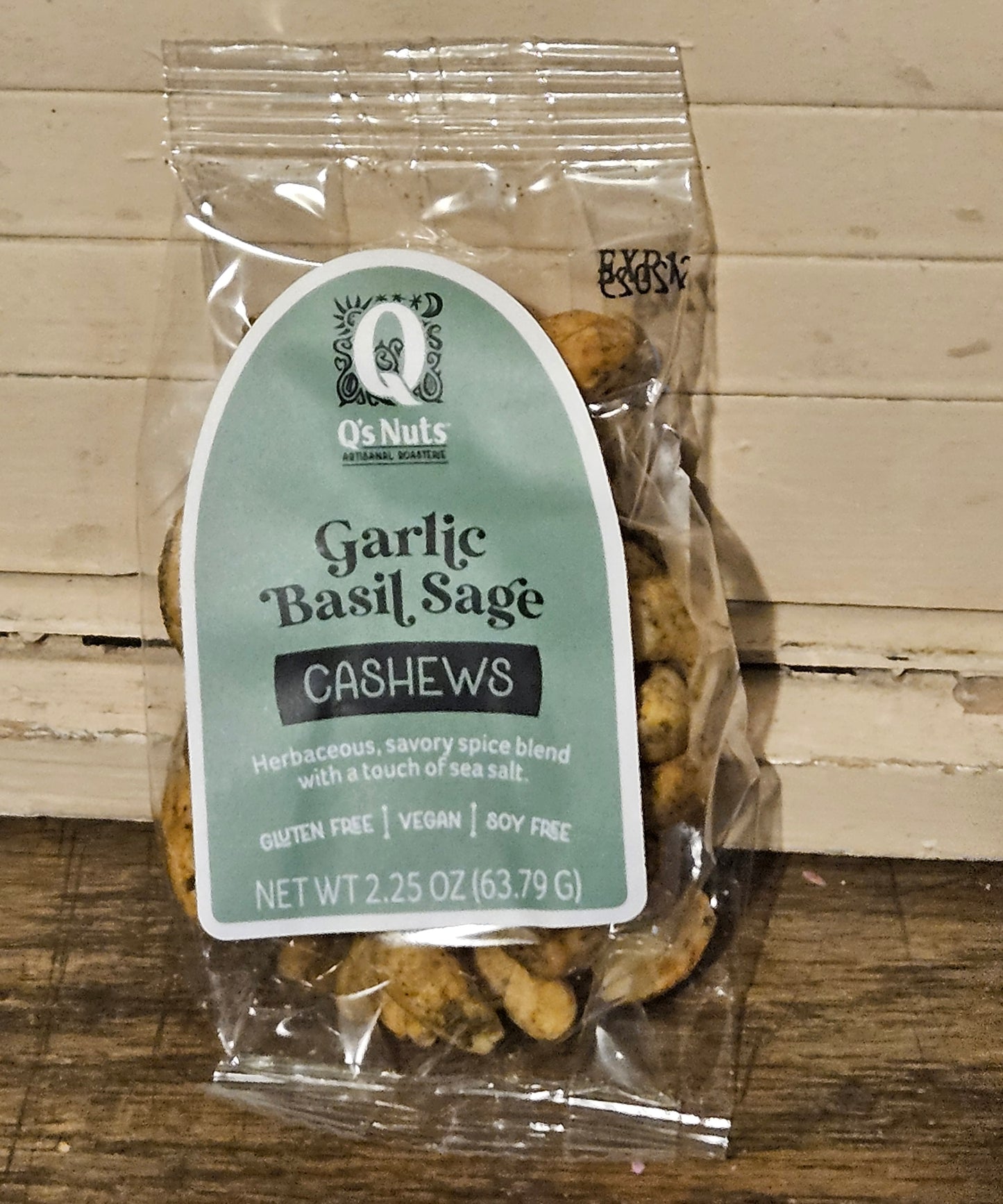 Garlic Basil Sage Cashews -Small Bag