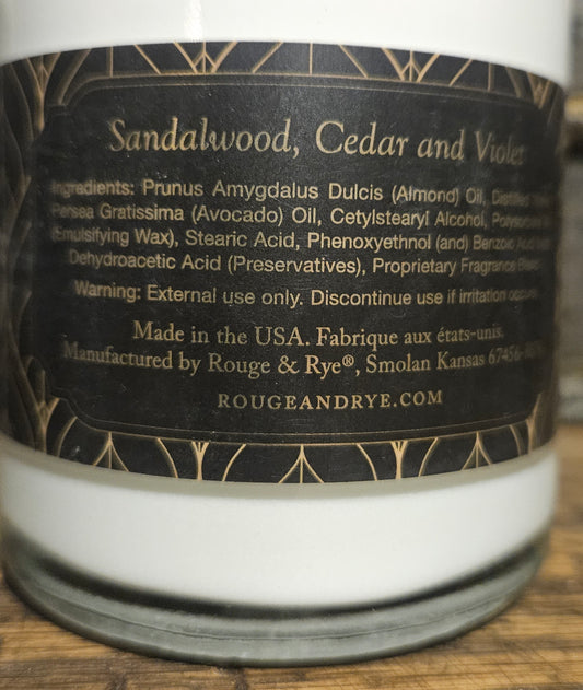 Ingrid Lotion: Sandalwood, Cedar & Violet