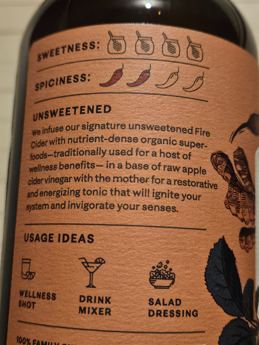Unsweetened Fire Cider