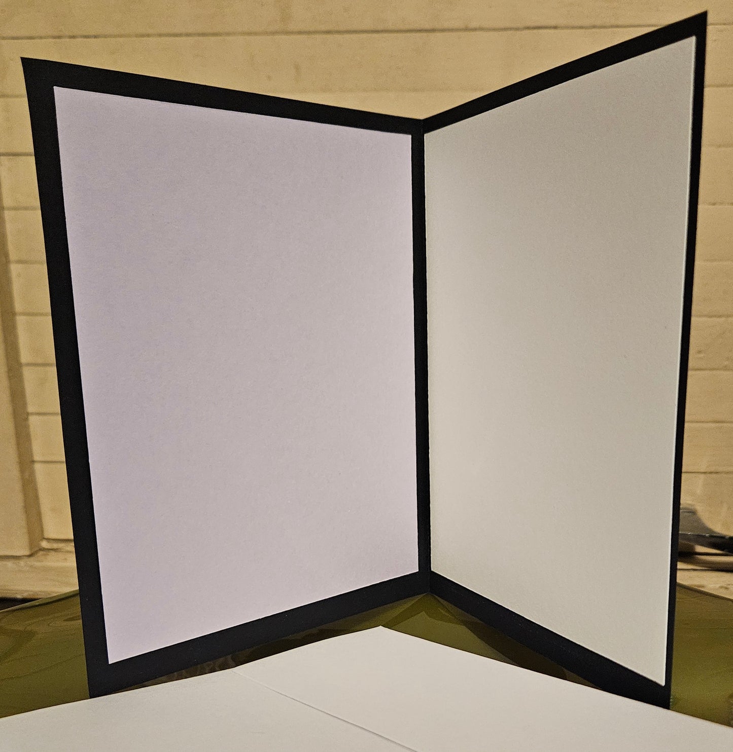 Bunny Under Crescent Moon Papercut Card