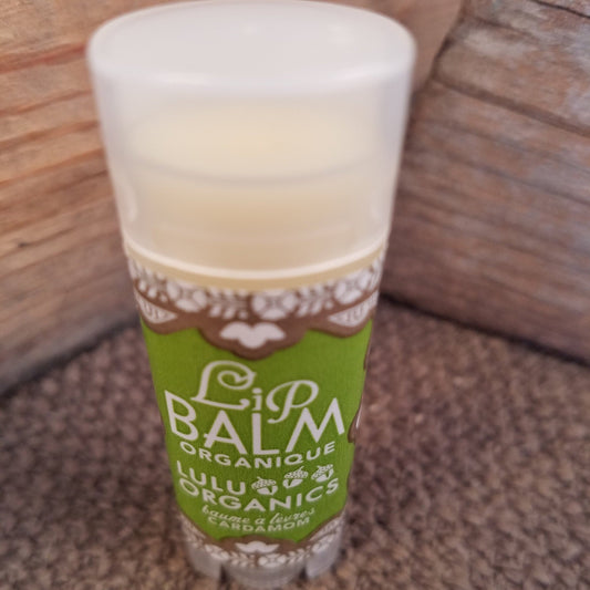 Bálsamo labial de cardamomo de LuLu Organics