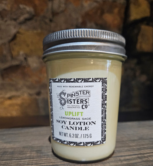 Lemongrass & Sage Lotion Candle