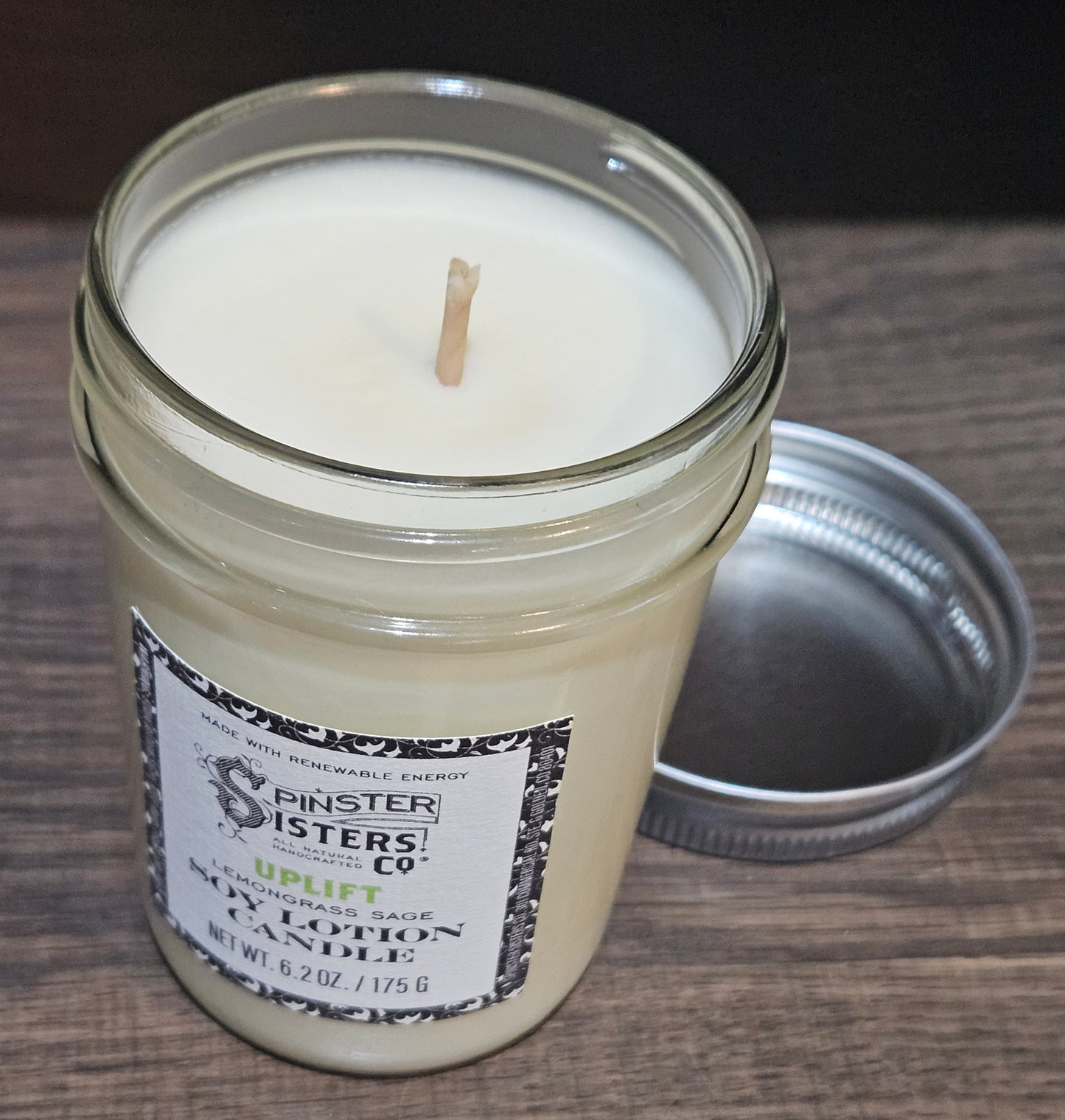 Lemongrass & Sage Lotion Candle