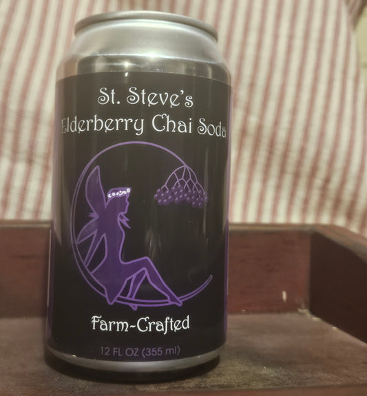 Elderberry Chai Soda