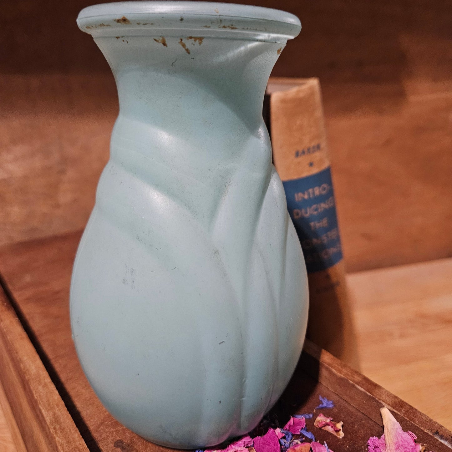 Robin's Egg Blue Bud Vase