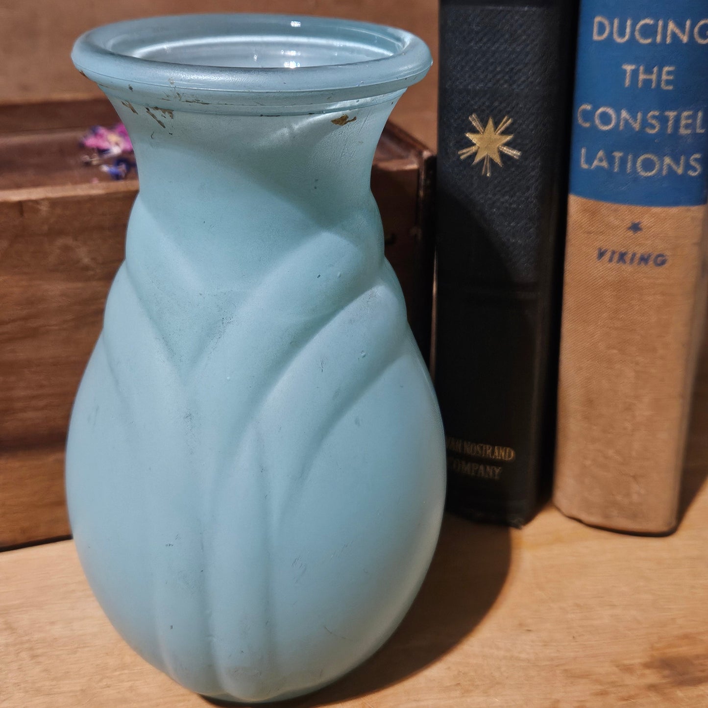 Robin's Egg Blue Bud Vase