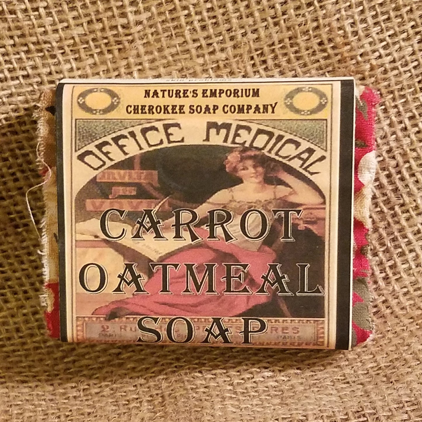 Savon à l'avoine et à la carotte ~ par Nature's Emporium Cherokee Soap Company