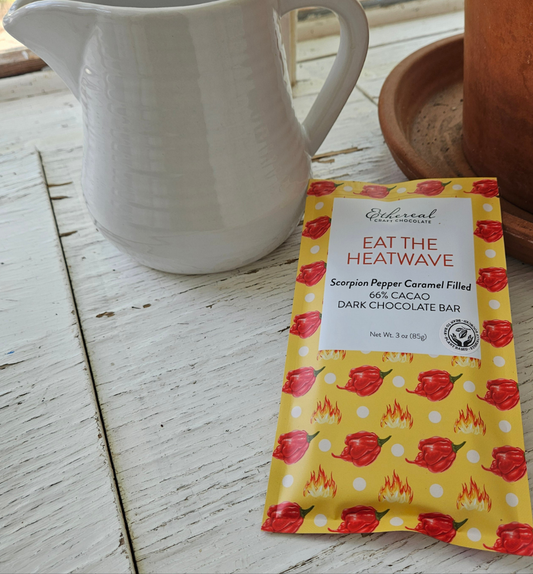 Scorpion Pepper-Caramel Dark Chocolate Bar
