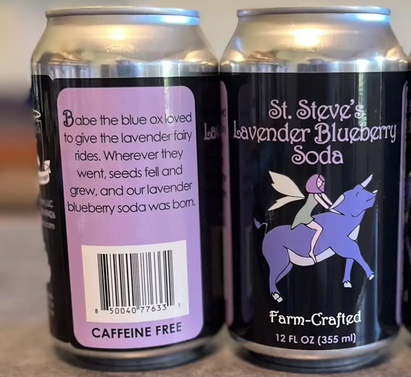 Blueberry Lavender Soda