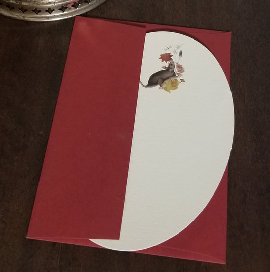 Rat Oval Card