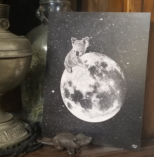 Koala Moon Print