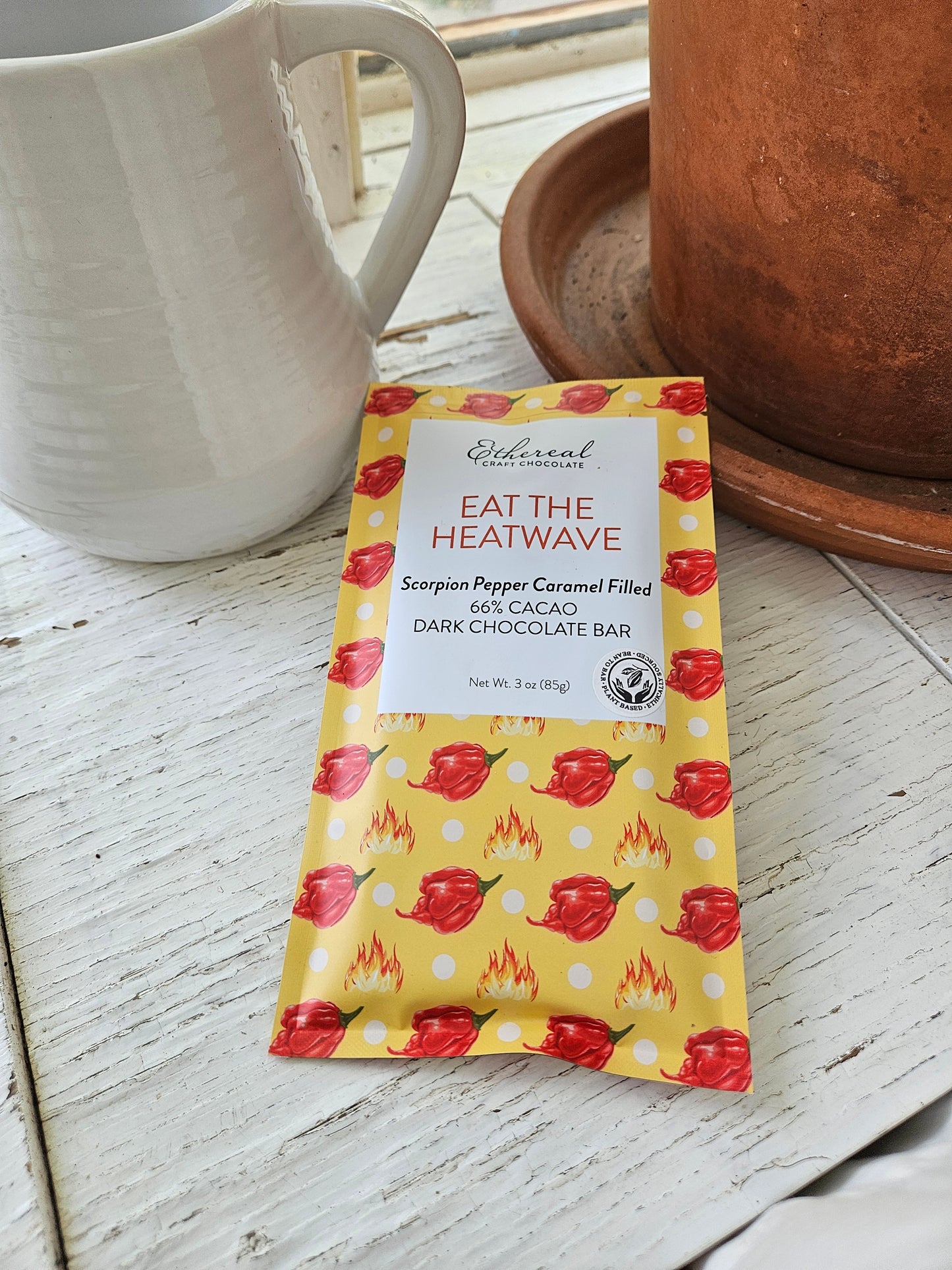 Scorpion Pepper-Caramel Dark Chocolate Bar