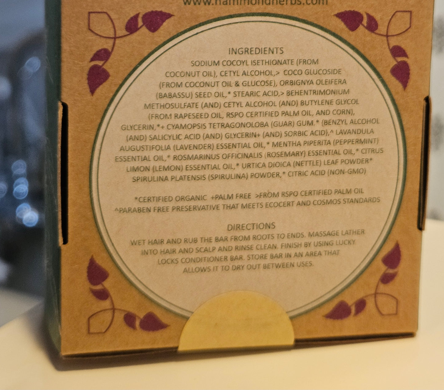 Lucky Locks Shampoo Bar - Nettle Mint