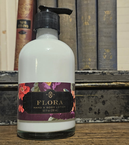 Flora Lotion: Pomegranate & Bergamot Tea