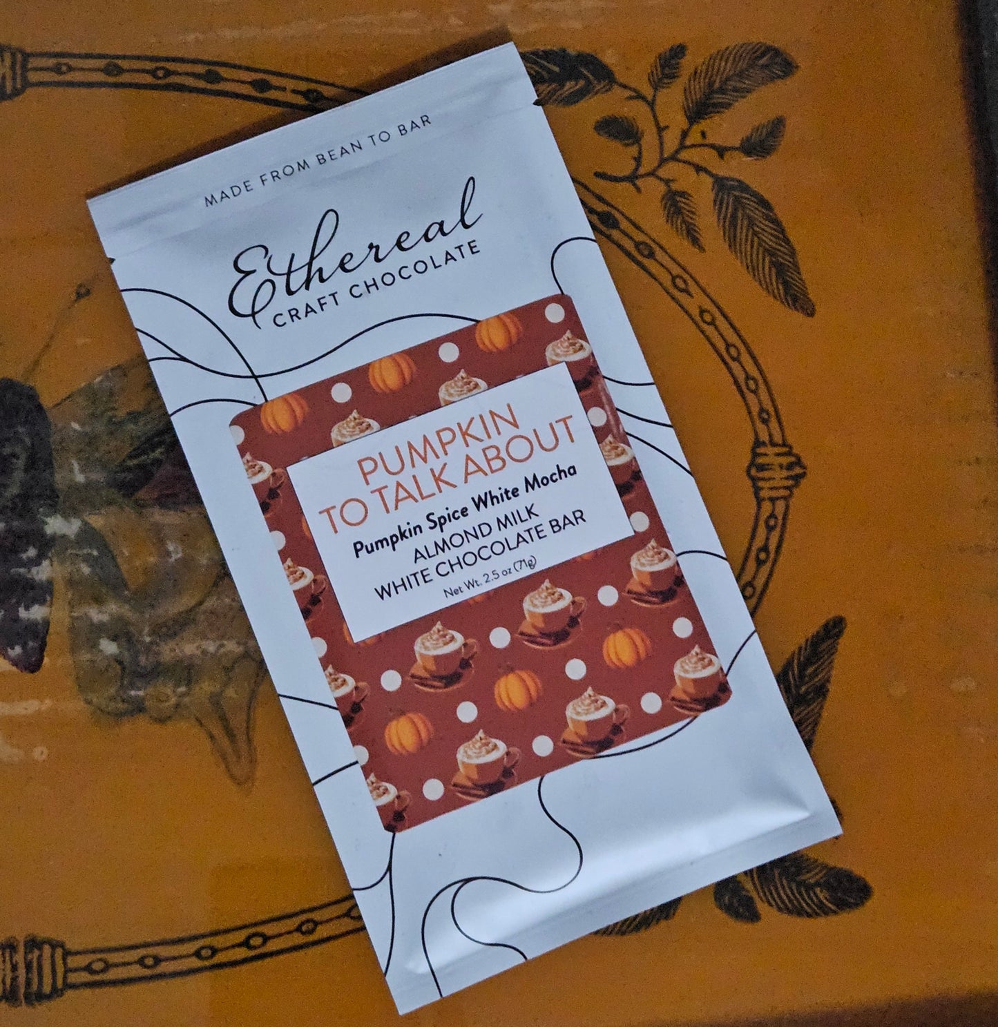 Pumpkin Spice White Mocha Chocolate Bar