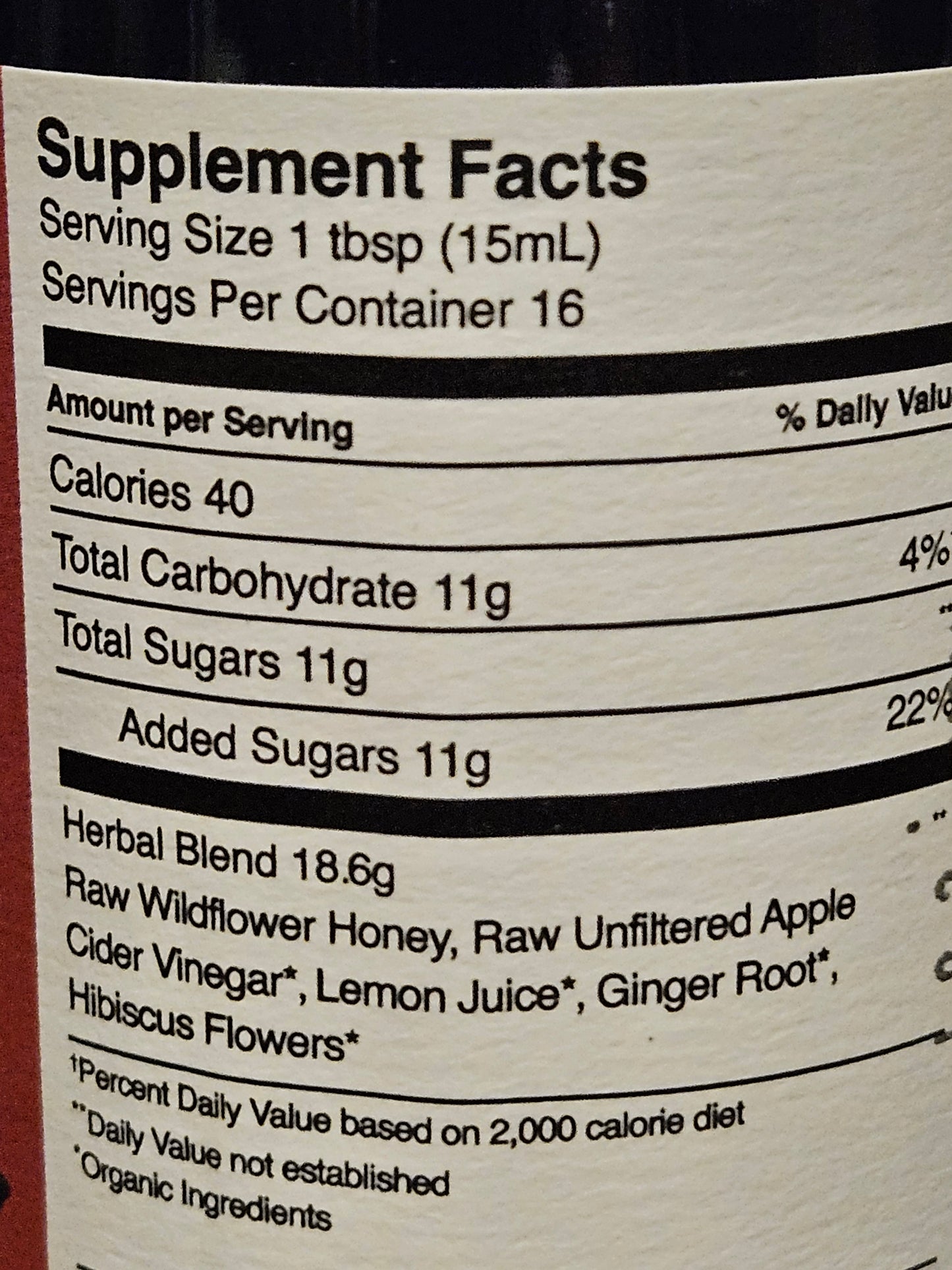 Hibiscus Ginger Wellness Tonic