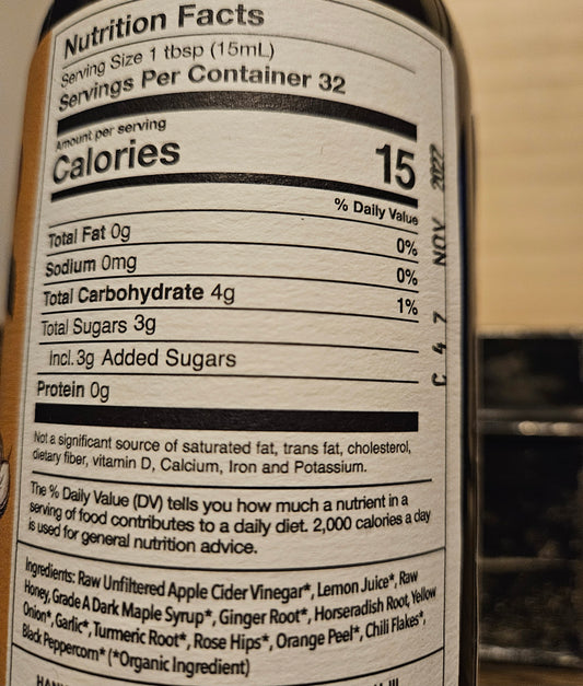 Maple Honey Fire Cider