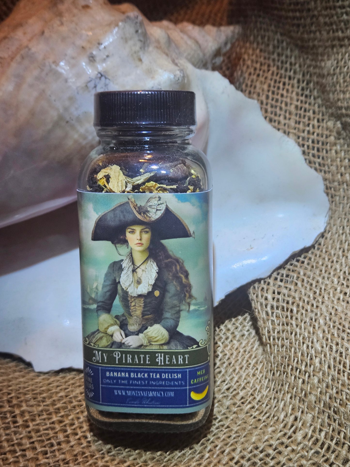 Banana Black Pirate Tea