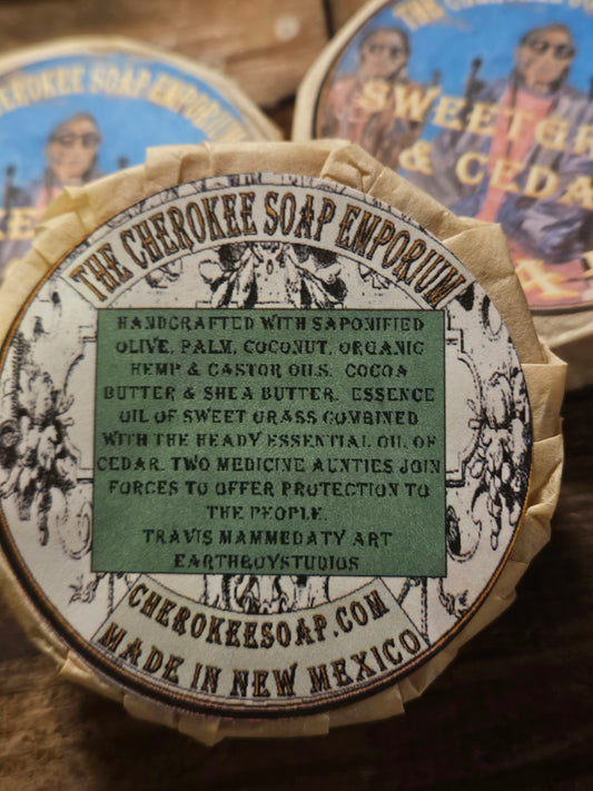 Sweetgrass & Cedar Soap