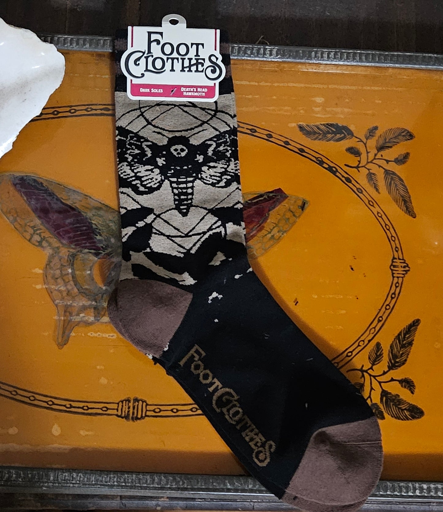Death's Head Moth Socks