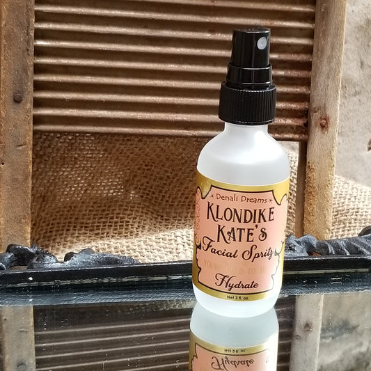 Spray hydratant pour le visage à la rose de Klondike Kate